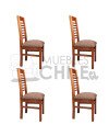 Silla Oporto Tapiz Lino X4 | MueblesChile.cl