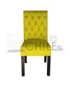 Silla Tapizada Capitoné Felpa X10 | MueblesChile.cl