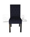 Silla Tapizada Capitoné Felpa X6 | MueblesChile.cl