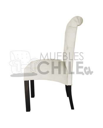 Silla Tapizada Capitoné Felpa X10 | MueblesChile.cl