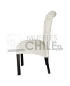 Silla Tapizada Capitoné Felpa X10 | MueblesChile.cl