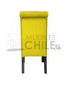 Silla Tapizada Capitoné Felpa | MueblesChile.cl