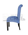 Silla Tapizada Capitoné Felpa | MueblesChile.cl