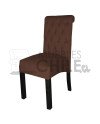Silla Tapizada Capitoné Felpa | MueblesChile.cl