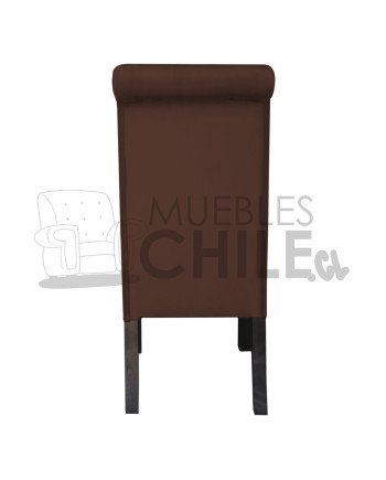Silla Tapizada Capitoné Felpa | MueblesChile.cl