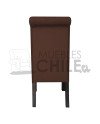 Silla Tapizada Capitoné Felpa | MueblesChile.cl