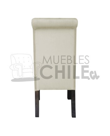 Silla Tapizada Capitoné Felpa | MueblesChile.cl