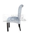 Silla Tapizada Capitoné Felpa | MueblesChile.cl