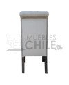 Silla Tapizada Capitoné Felpa | MueblesChile.cl
