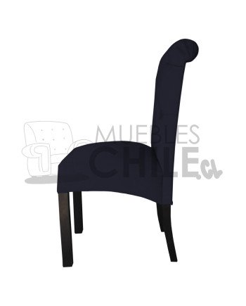 Silla Tapizada Capitoné Felpa | MueblesChile.cl