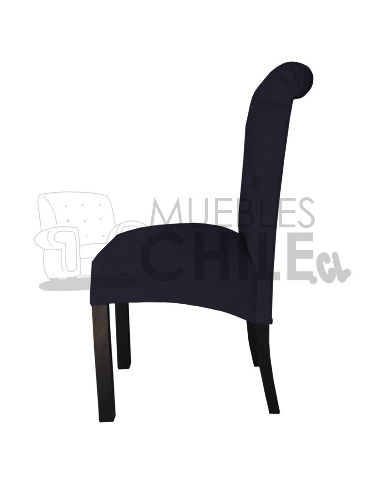 Silla Tapizada Capitoné Felpa | MueblesChile.cl