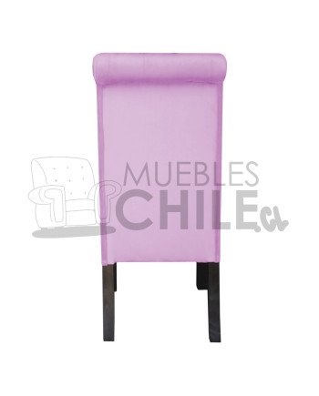 Silla Tapizada Capitoné Felpa | MueblesChile.cl