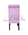 Silla Tapizada Capitoné Felpa | MueblesChile.cl
