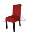 Silla Tapizada Capitoné Felpa | MueblesChile.cl