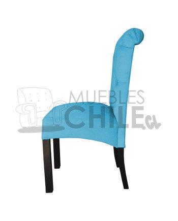 Silla Tapizada Capitoné Felpa | MueblesChile.cl