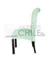 Silla Tapizada Capitoné Felpa | MueblesChile.cl