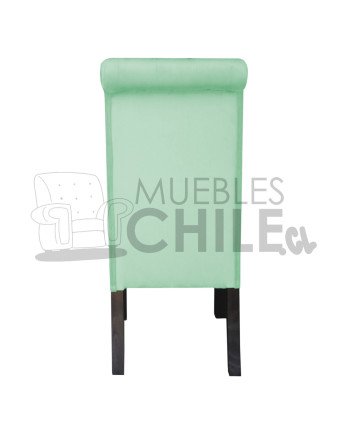Silla Tapizada Capitoné Felpa | MueblesChile.cl
