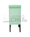 Silla Tapizada Capitoné Felpa | MueblesChile.cl