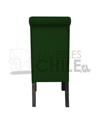 Silla Tapizada Capitoné Felpa | MueblesChile.cl