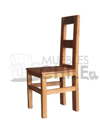 Silla Rústica Terraza x10 Pino Oregon | MueblesChile.cl