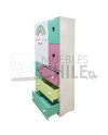 Ropero closet Infantil Pintada en MDF – Muebles Chile