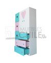 Ropero closet Infantil Pintada en MDF – Muebles Chile