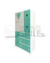 Ropero closet Infantil Pintada en MDF – Muebles Chile
