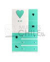Ropero closet Infantil Pintada en MDF – Muebles Chile
