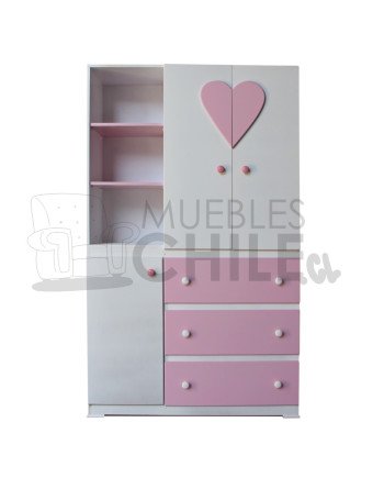 Ropero repisa Infantil Pintada en MDF – Muebles Chile