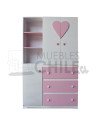 Ropero repisa Infantil Pintada en MDF – Muebles Chile