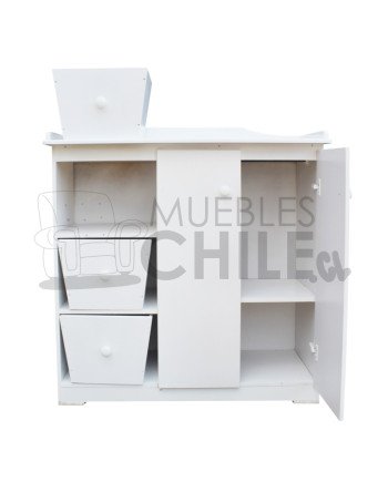 Cómoda mudador Infantil Pintada en MDF – Muebles Chile