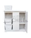 Cómoda mudador Infantil Pintada en MDF – Muebles Chile