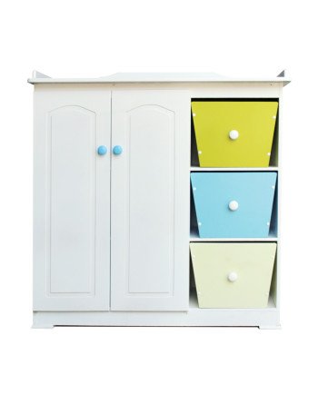 Cómoda mudador Infantil Pintada en MDF – Muebles Chile