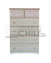 Cómoda Rústica en Pino y Terciado – Muebles Chile