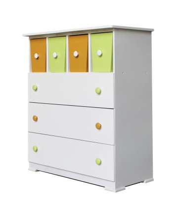 Cómoda cubito Infantil Pintada en MDF – Muebles Chile