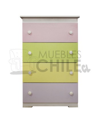 Cajonera Infantil Pintada en MDF – Muebles Chile