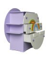 Cajonera redonda Infantil Pintada en MDF – Muebles Chile