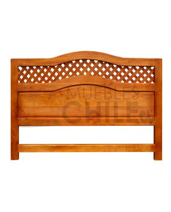 Respaldo King Trillage en Pino Oregón – Elegancia y Resistencia