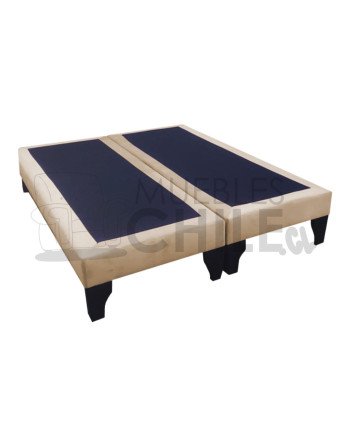Base Cama Europea 2 Plazas Dividida – Resistencia y Confort