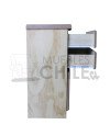 Velador Eco 2 Cajones 1 Puerta – Muebles Chile