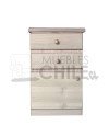 Velador Eco 2 Cajones 1 Puerta – Muebles Chile