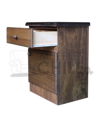 Velador Eco 1 Cajón 1 Puerta – Muebles Chile