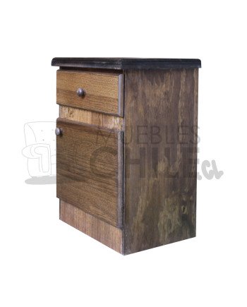 Velador Eco 1 Cajón 1 Puerta – Muebles Chile