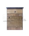 Velador Eco 1 Cajón 1 Puerta – Muebles Chile
