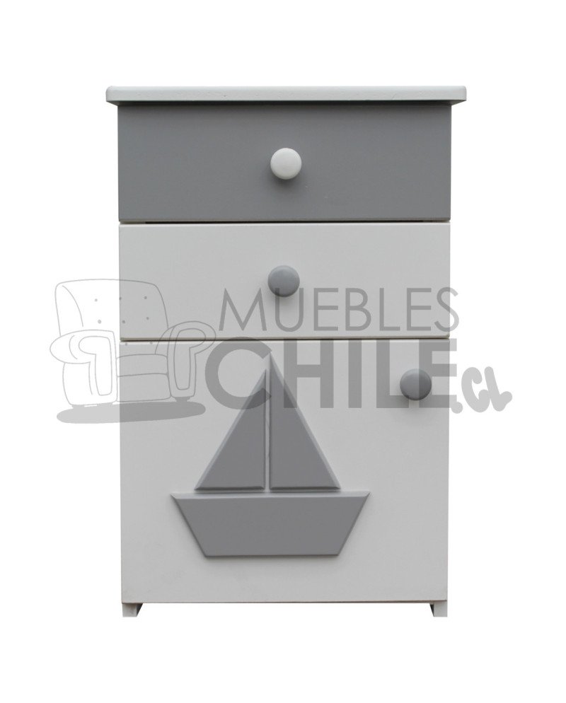 Velador Infantil 2 Cajones Barco – Muebles Chile