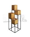 Posa Plantas Madera y Fierro – Muebles Chile