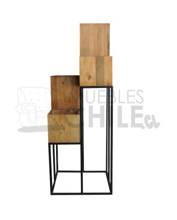 Posa Plantas Madera y Fierro – Muebles Chile
