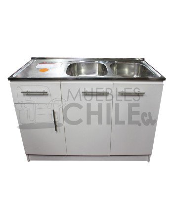 Base Lavaplato Simple 120cm Derecho – Cocina Funcional y Resistente