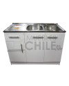 Base Lavaplato Simple 120cm Derecho – Cocina Funcional y Resistente