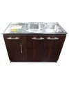 Base Lavaplato Simple 120cm Derecho – Cocina Funcional y Resistente
